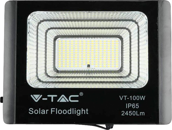 Produktbild V-TAC VT-8576 - LED-Flutlicht mit Solarpanel 35 W 4000K (2450 lm, IP65)