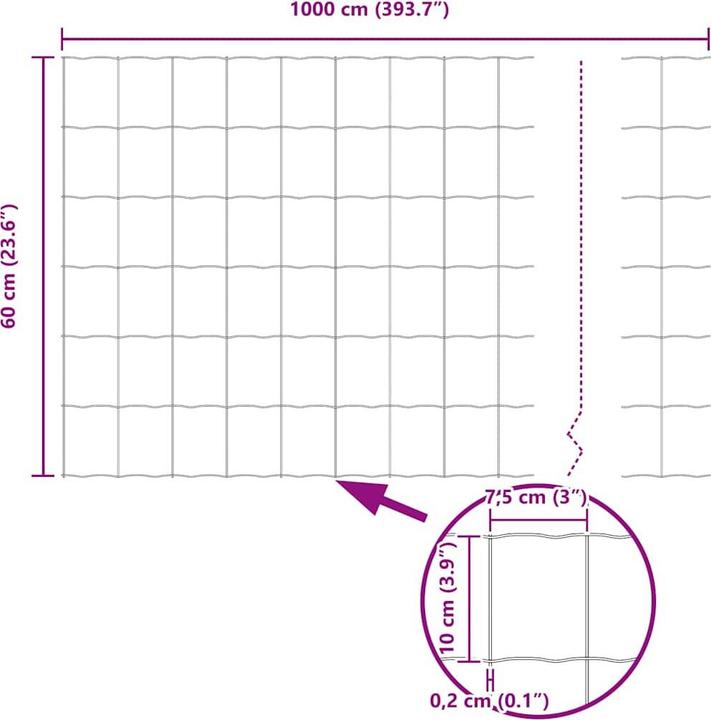 Produktbild vidaXL Aussenbarriere