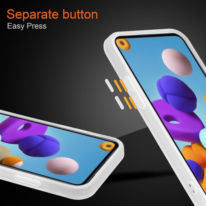 Actual product image Cadorabo Hybrid Matt Cover (Samsung Galaxy A21)