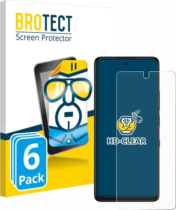 Actual product image BROTECT Screen Protector Clear (6 Piece, Realme Narzo 50 Pro 5G)