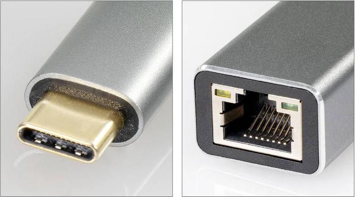 Actual product image Maxtrack USB-C Ethernet-Adapter RJ45 (USB-C, RJ45 (1x))
