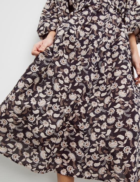 Produktbild Taifun Kleid Langarm kurz Midikleid mit Ballonärmeln (44)