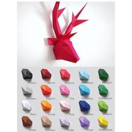 Liebesreh JAGDTROPHÄE WEINROT - Bastelset Jagdtrophäe weinrot (JAGDTROPHÄE_WEINROT)