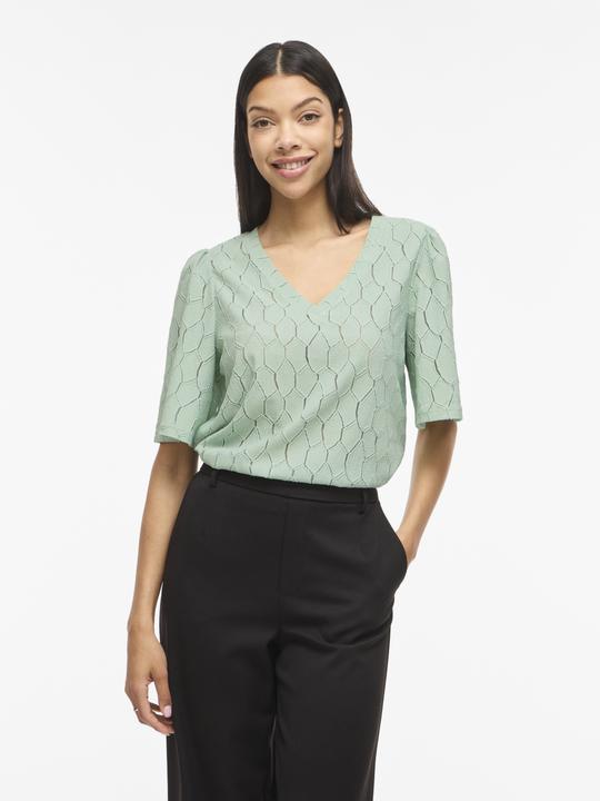 Immagine prodotto Vila VIMARCELLA V-Ausschnitt Oberteil mit kurzen Ärmeln (M)