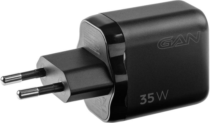 Produktbild Onit USB-Wandladegerät Dual 2C 35 W GaN Schwarz (35 W, 2 Ports)