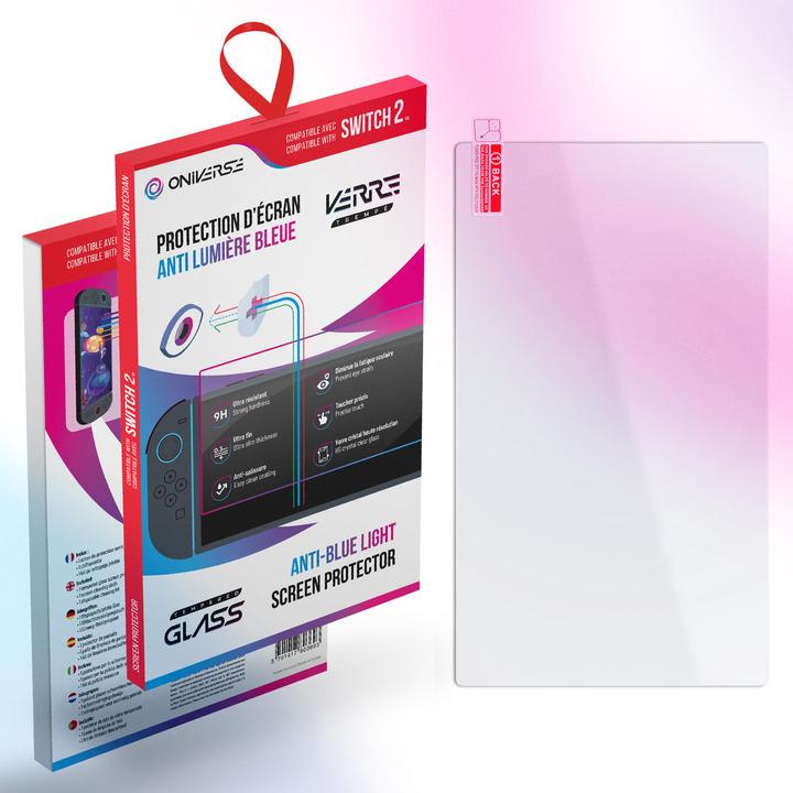 Produktbild Oniverse Switch 2™ Schutzfolie mit Blaulichtfilter - Gaming-Zubehör (Switch)
