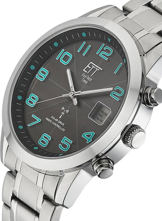 Produktbild ETT EGS-11500-22M Solar drive Funkuhr Basic Herrenuhr 41mm 5ATM (Funkuhr, 41 mm)