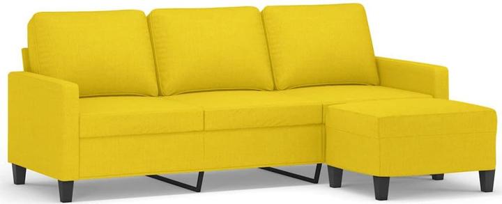 Produktbild vidaXL 3-Sitzer-Sofa mit Hocker (3-Sitzer)
