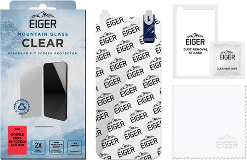Produktbild Eiger Display-Glas Standard Fit Mountain Glass Clear (1 Stück, Google Pixel 10, Google Pixel 10 Pro)