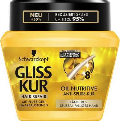 Produktbild Schwarzkopf Gliss Kur Anti-Spliss-Kur Oil Nutritive (300 ml)