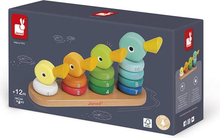 Actual product image Janod Stacking game duck family