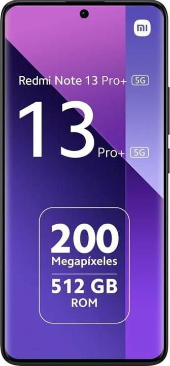 Produktbild Xiaomi Redmi Note 13 Pro+ (512 GB, Schwarz, 6.67", Dual SIM, 5G)