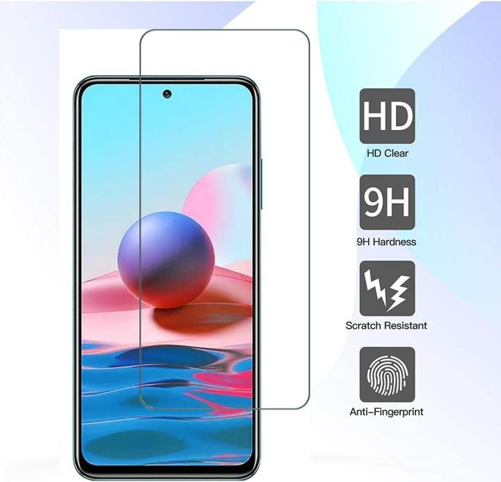 Produktbild Screenguard Xiaomi Redmi Note 10 4G Panzerglas Schutzfolie Case Friendly Design (1 Stk., Xiaomi Redmi Note 10)
