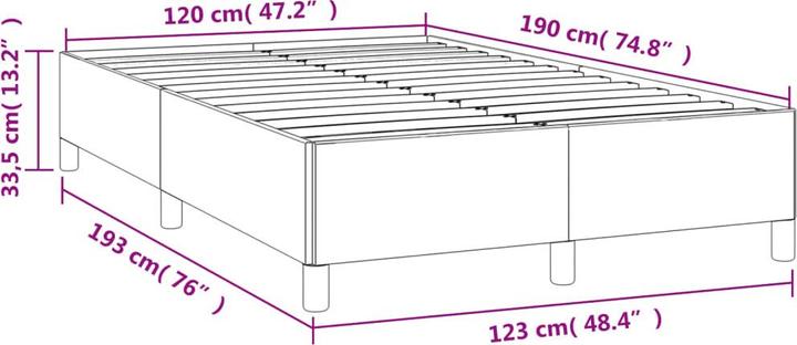 Image du produit vidaXL Bettgestell (120 x 200 cm)