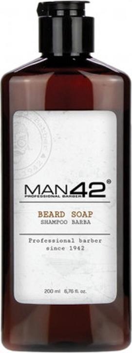 Produktbild Man 42 Professionelles Bartshampoo Bartseife 200ml (200 ml)