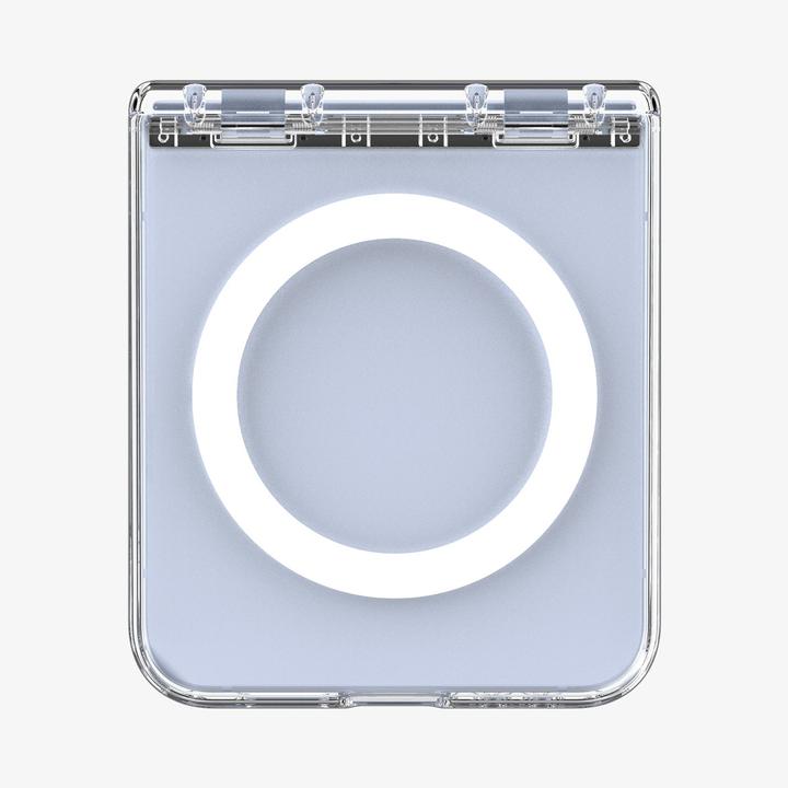 Actual product image Spigen Ultra Hybrid Pro (MagFit) Galaxy Z Flip 6 Case Clear White (Samsung Galaxy Z Flip6, Samsung Galaxy Z Flip7 FE)