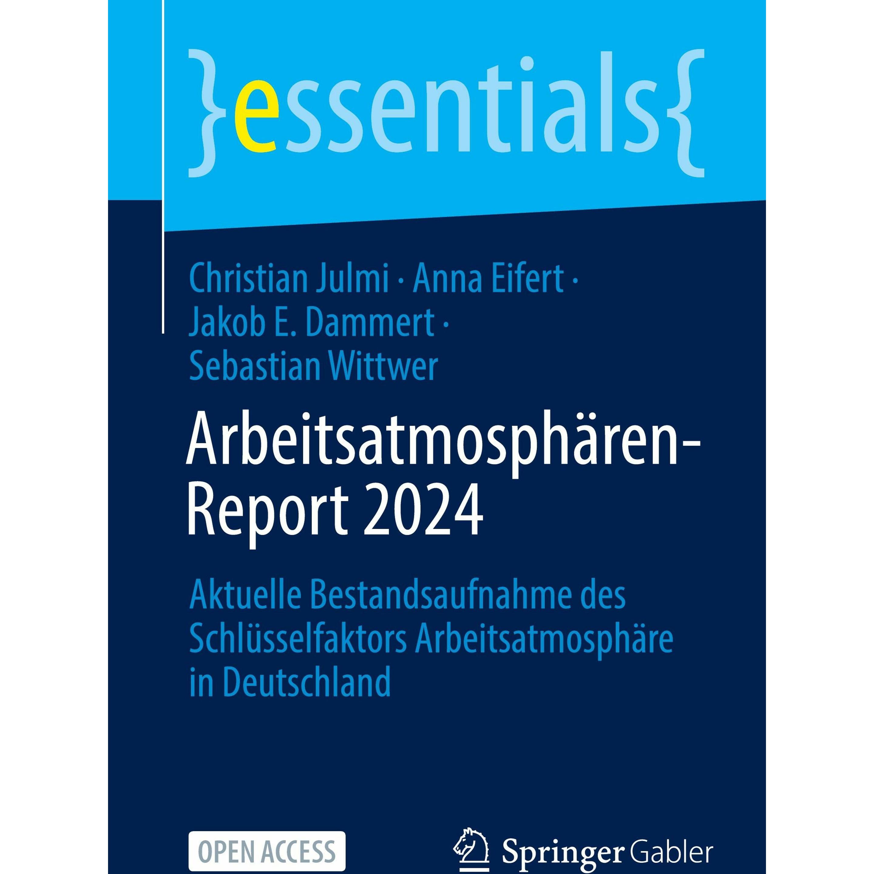 Springer, Kalender, Julmi:Arbeitsatmosphären-Report 2024 (Harter Einband, Deutsch)