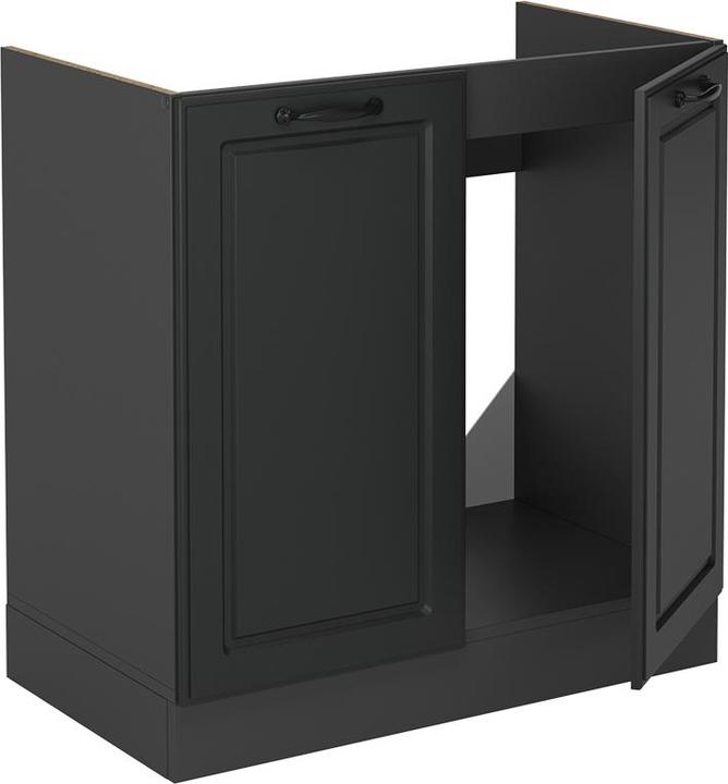 Produktbild Vicco Spülenunterschrank R-Line, Anthrazit Landhaus/Anthrazit, 80 cm, AP Eiche