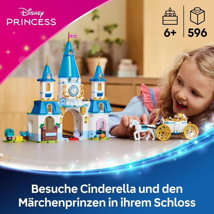 Image du produit LEGO Cinderellas Schloss und Pferdekutsche (43275, LEGO Disney)