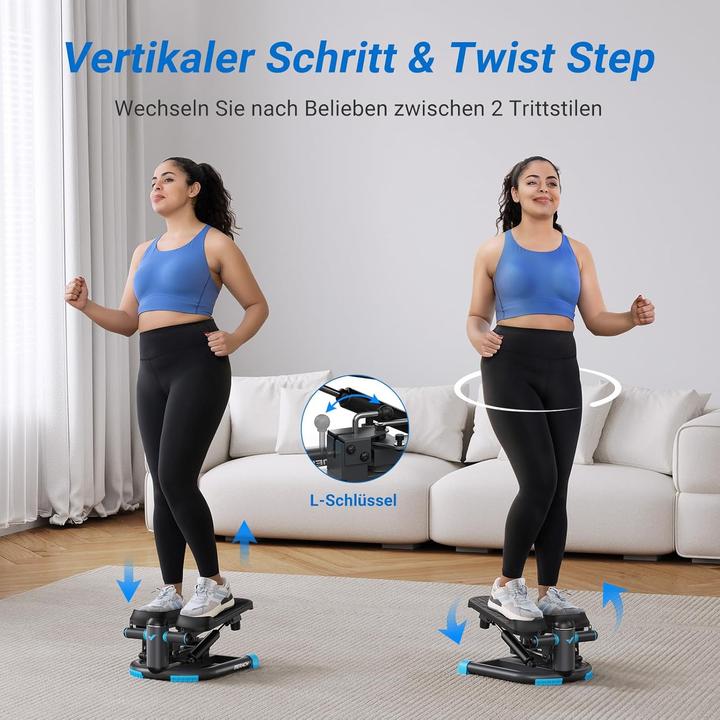 Produktbild Merach Mini Swing Stepper mit Widerstandsbändern