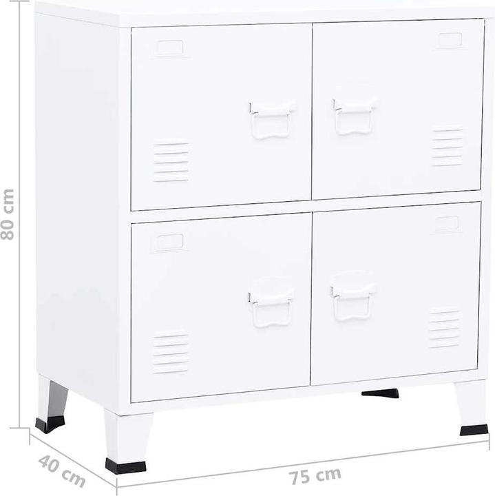 Immagine prodotto vidaXL Aufbewahrungsschrank (75 x 40 x 80 cm)