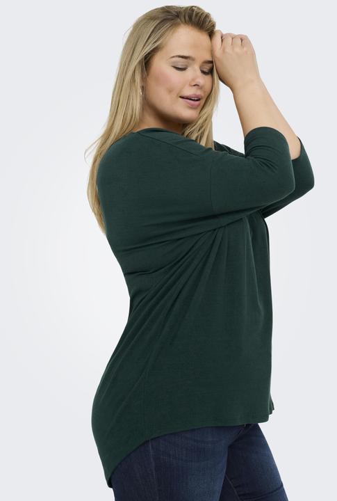 Image du produit Only Haut curvy à la coupe décontractée et aux manches 3/4 (L)