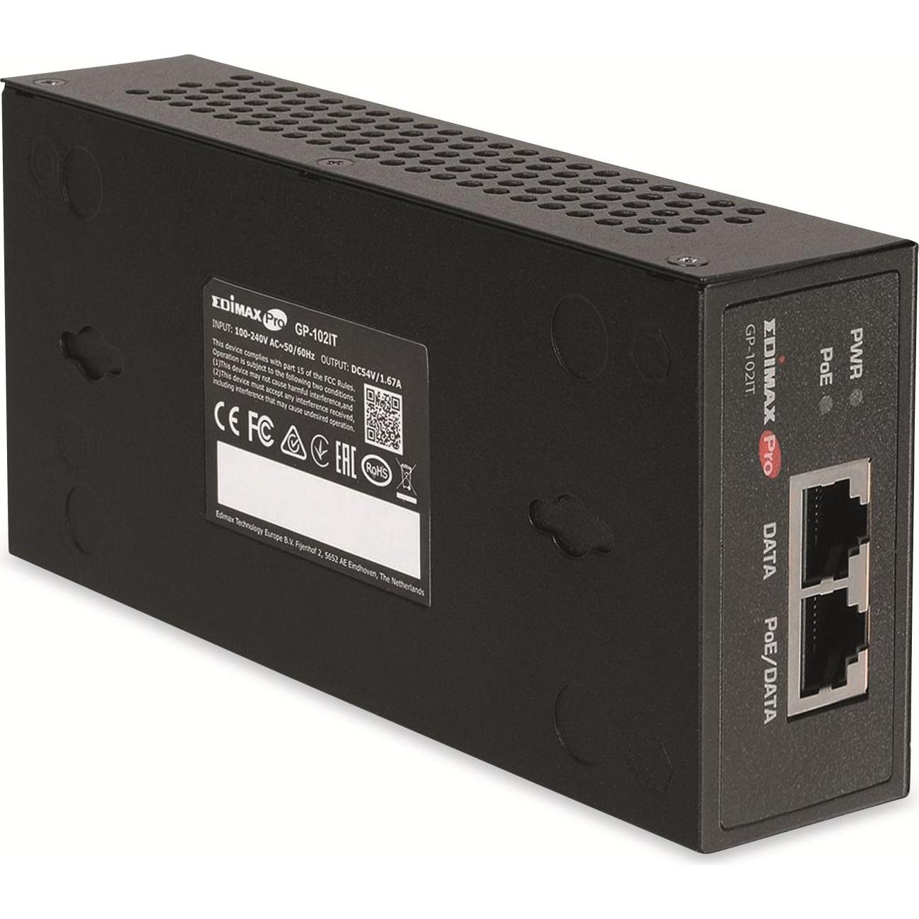 Thumbnail - edimax Pro GP-102IT (2 Ports), Netzwerk Switch, Schwarz