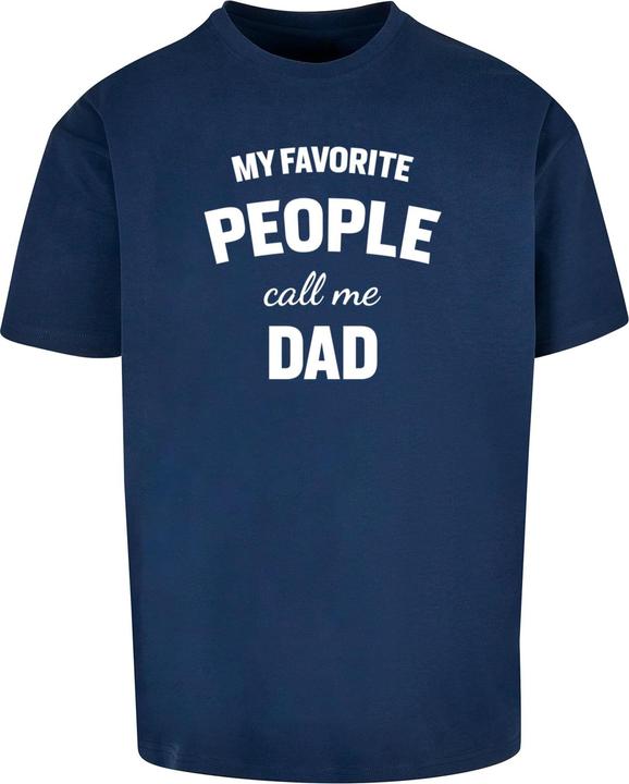 Actual product image Merchcode Fathers Day - My Favourite People Call Me Dad Heavy Oversize Tee - 112969 (L)
