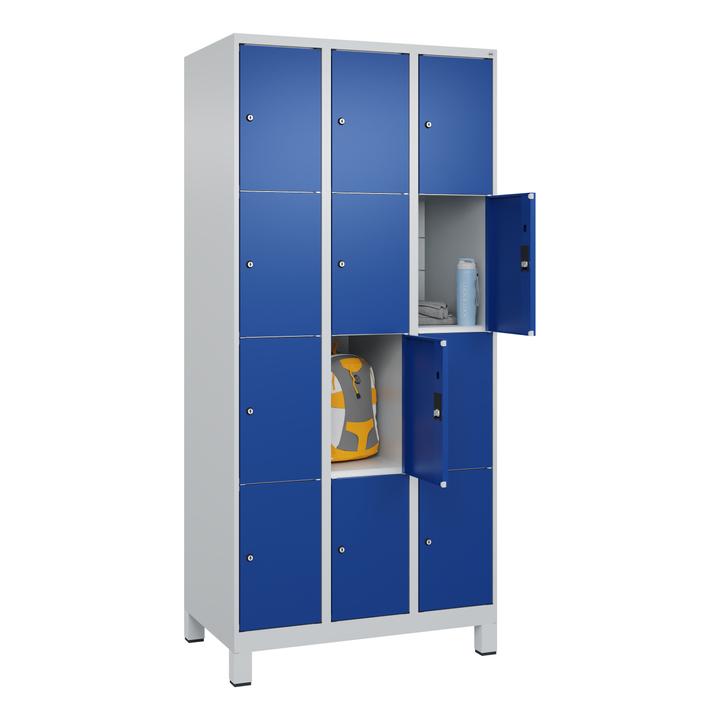 Produktbild C+P Fächerschrank Classic Plus, 4 Fächer übereinander, Abteilbreite 30 cm, mit Füssen (90 cm, 195 cm)
