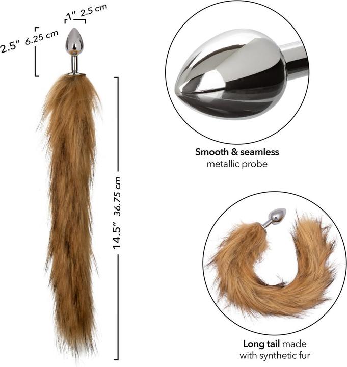 Produktbild CalExotics Running Wild™ Brown Tail