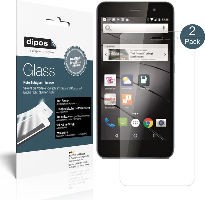 Produktbild Dipos Displayschutz Anti-Shock (1 Stück, Gigaset GS160)