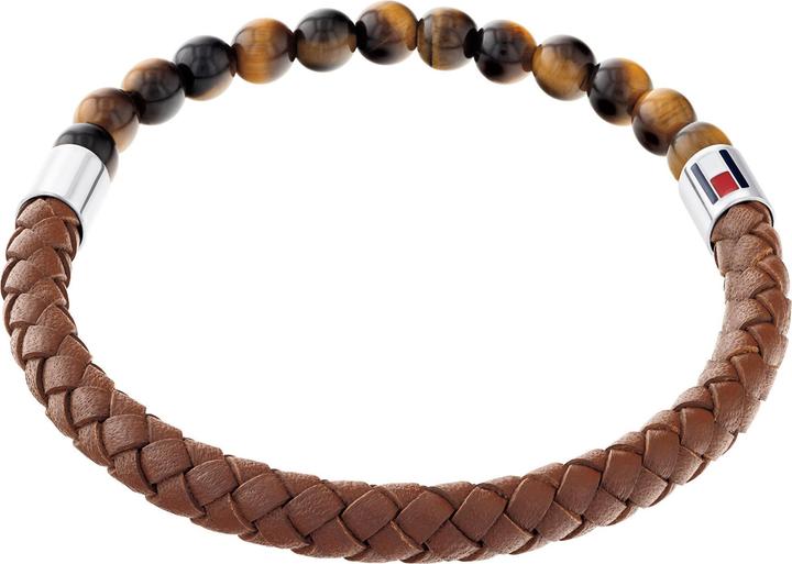 Produktbild Tommy Hilfiger OriginÃ¡lnÃ­ koÅ¾enÃ½ nÃ¡ramek s tygÅ™Ã­m okem 2790474