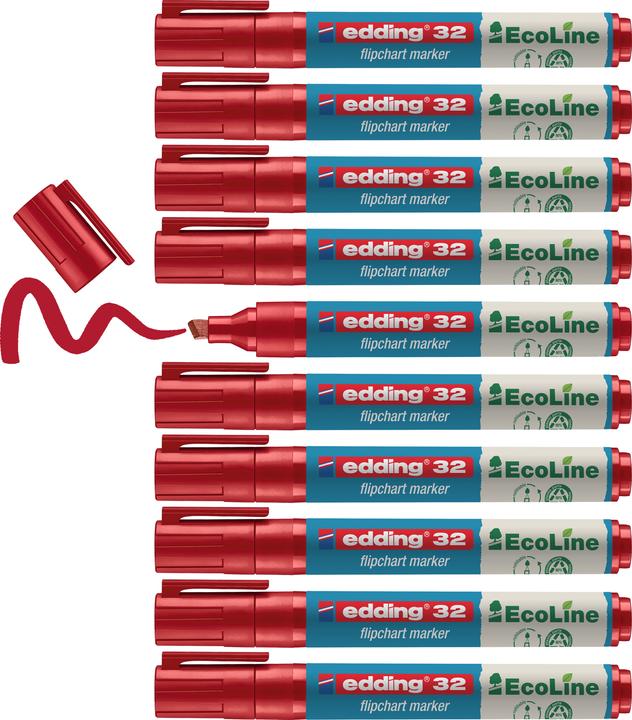 Produktbild Edding Flipchart Marker 32 (Rot, 5 mm, 1 x)