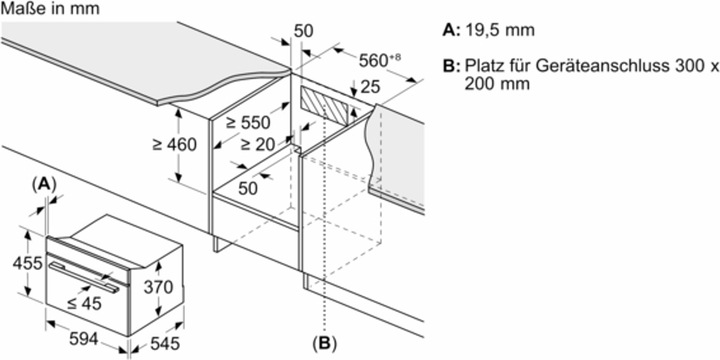 Produktbild Bosch Hausgeräte BOSC Einbau-Mikrowelle