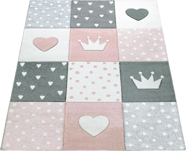Produktbild Paco Home Krone Herz Punkte Motiv (160 x 230 cm)