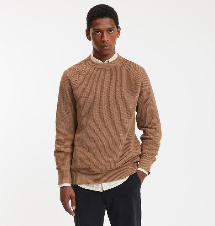 Actual product image La Redoute Collections Knitted jumper with pearl pattern (S)