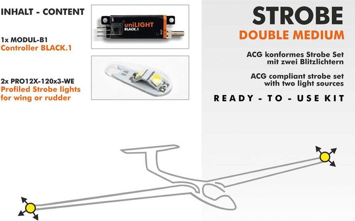 Unilight Strobe-Medium Lighting Set Acg