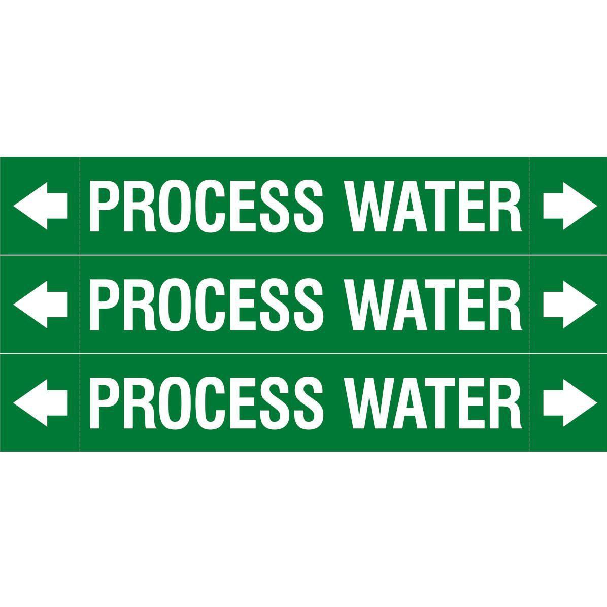 Brady ASME - Rohrmarkierer - Process Water (ASMEPM-37X230MM-PROCESS WATER)