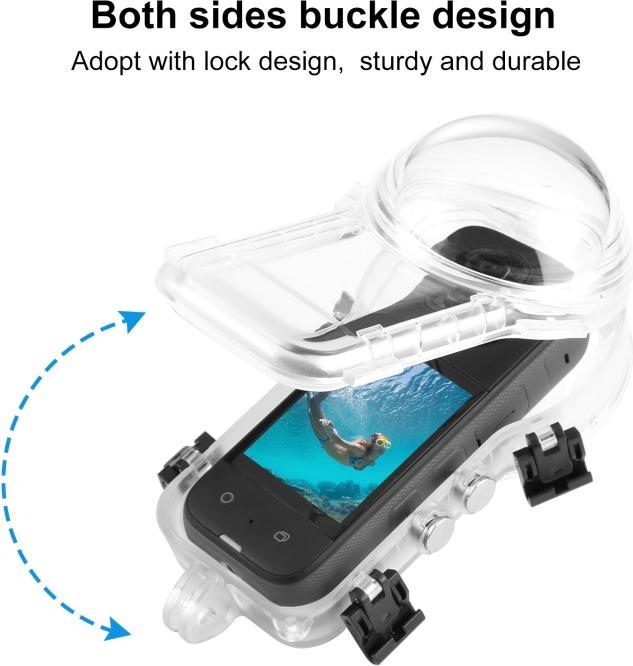 Immagine prodotto Puluz For Insta360 X3 Invisible Dive Case 50m Waterproof Sealed Case (Transparent)