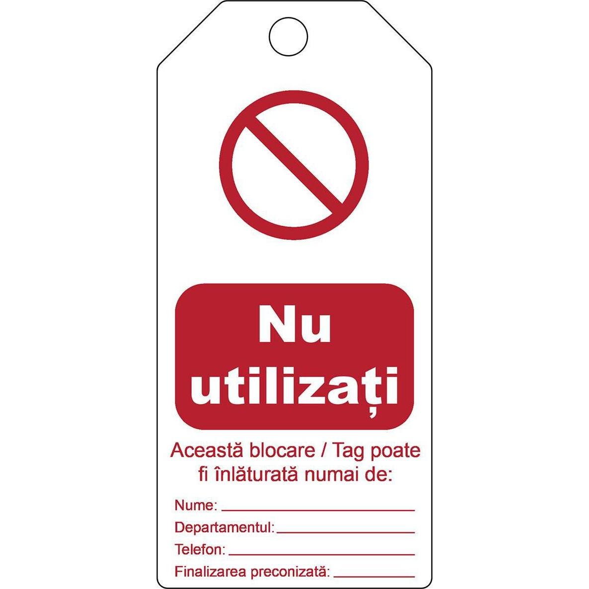 Brady, Etiketten, Tagout: Rewritable Warning