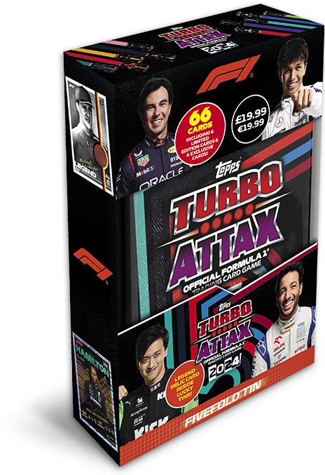 Produktbild Topps Turbo Attax 2024 Fivevold Tin F1 (Schuhm.) (Deutsch)