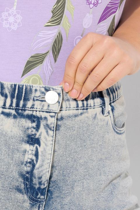 Produktbild Ulla Popken Mom-Jeans, konisches Bein, Komfortbund (42)
