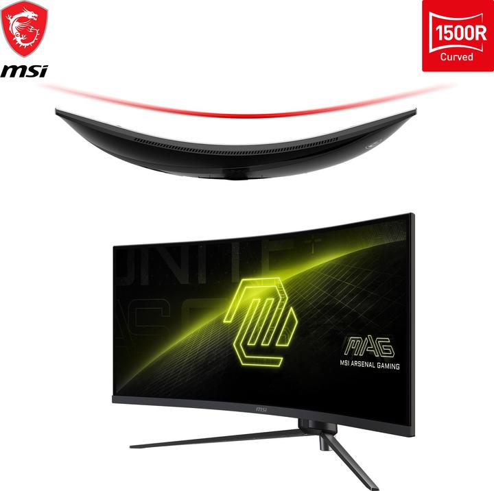 Image du produit MSI MAG 345CQRDE (3440 x 1440 pixels, 34")