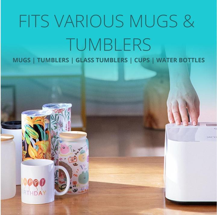 Image du produit Loklik Auto Tumbler Heat Press *blanc (Accessoire)