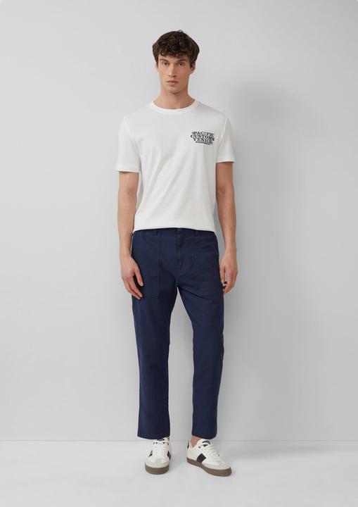 Produktbild S.Oliver Hose Detroit: Cropped-Hose aus Leinenmix im Relaxed Fit (W33/L34)