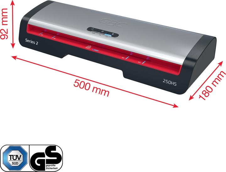 Actual product image GBC Laminator 250HS (EU version) (A3, A4, Credit card)