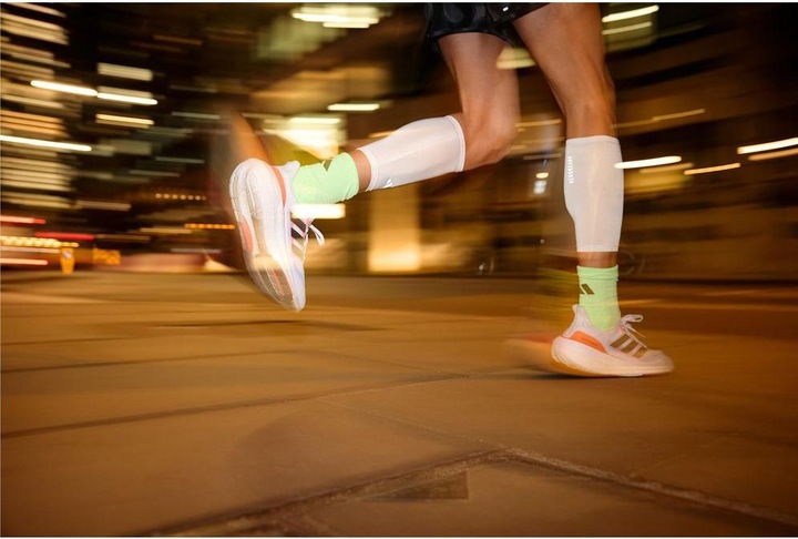 Produktbild adidas Compression Calf Sleeves Weiss, L-XL