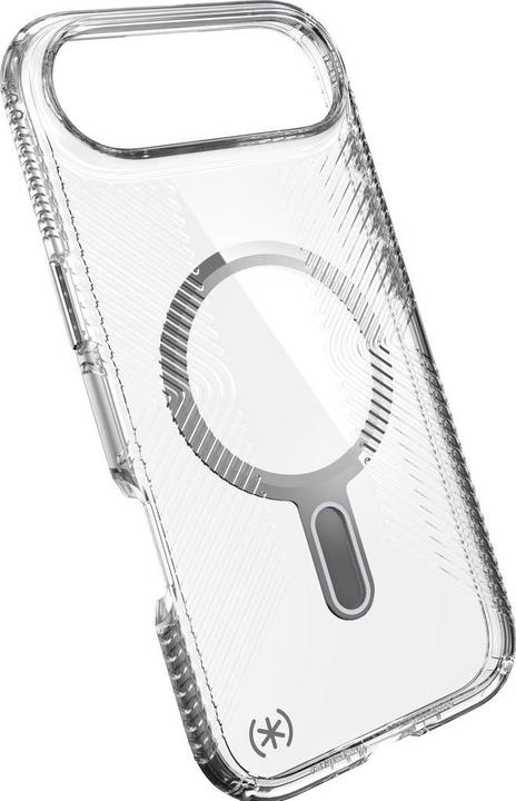 Estuche Speck Presidio Perfect-Clear con Chrome MagSafe - iPhone 16
