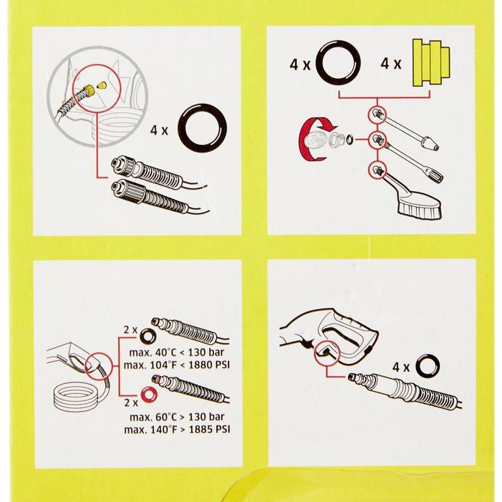 Actual product image Kärcher O-ring set