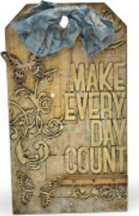 Produktbild Sizzix Thinlits Plus Die Set 10PK Box & Labels von Jenna Rushforth (10x)